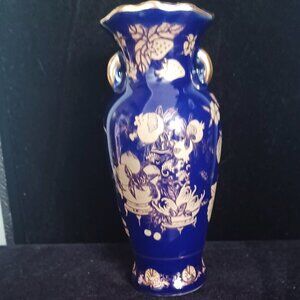 Vintage Cobalt Blue 5" Vase